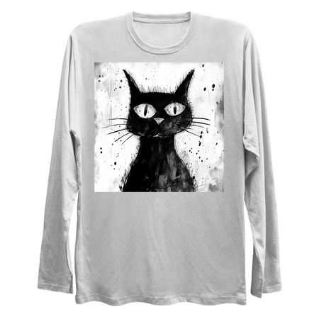 Distressed Grungy Punky Graffiti Cat Portrait X tiny thumbnail