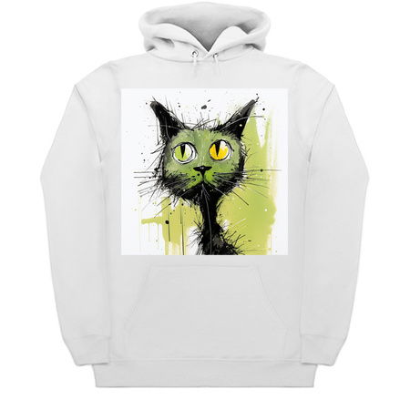 Distressed Grungy Punky Graffiti Cat Portrait XIIV tiny thumbnail