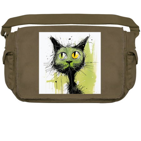 Distressed Grungy Punky Graffiti Cat Portrait XIIV tiny thumbnail