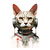Retro Cyborg Robot Space Cat IV tiny thumbnail