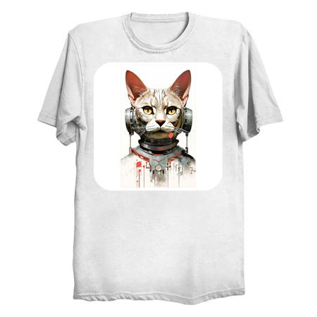 Retro Cyborg Robot Space Cat IV tiny thumbnail