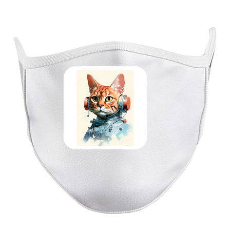 Retro Cyborg Robot Space Cat VII tiny thumbnail