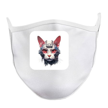 Retro Cyborg Robot Space Cat X tiny thumbnail