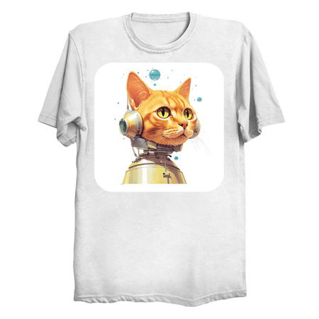 Retro Cyborg Robot Space Cat XI tiny thumbnail