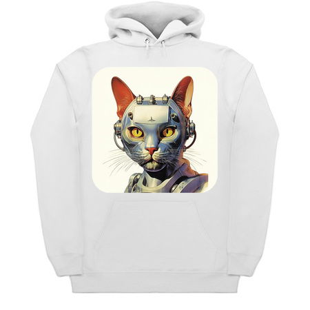 Retro Cyborg Robot Space Cat XII tiny thumbnail