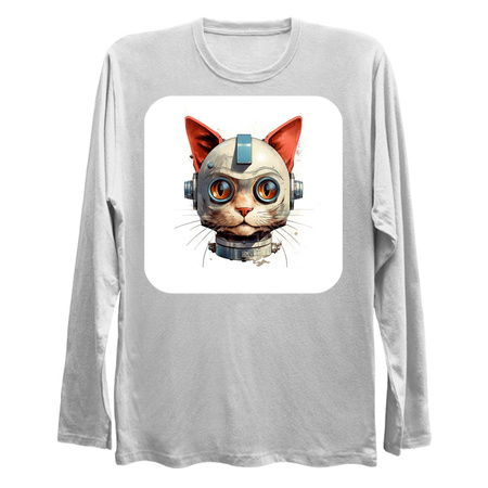 Retro Cyborg Robot Space Cat XIV tiny thumbnail