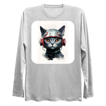 Retro Cyborg Robot Space Cat XV tiny thumbnail