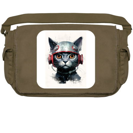 Retro Cyborg Robot Space Cat XV tiny thumbnail