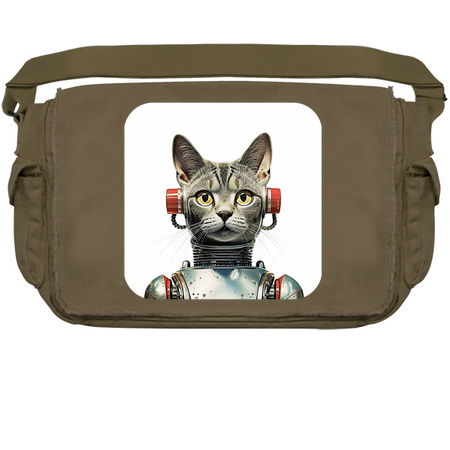Retro Cyborg Robot Space Cat XVI tiny thumbnail