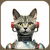Retro Cyborg Robot Space Cat XVI tiny thumbnail