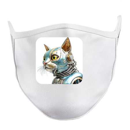 Retro Cyborg Robot Space Cat XVIII tiny thumbnail