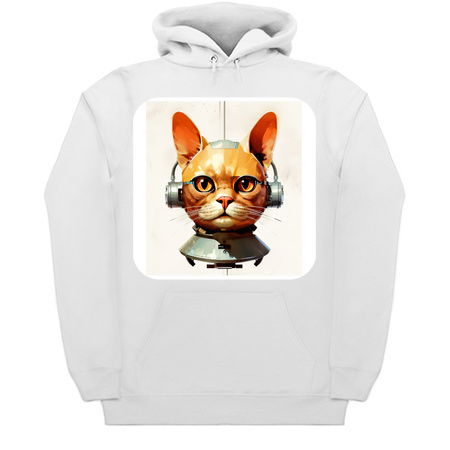 Retro Cyborg Robot Space Cat XIX tiny thumbnail