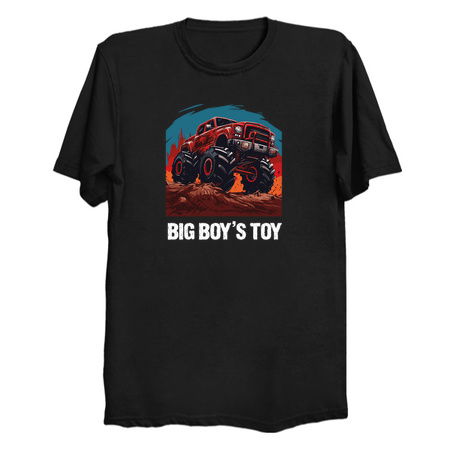 Monster Truck 4x4 Pick-Up Ute -- Big Boy's Toy -- Red tiny thumbnail