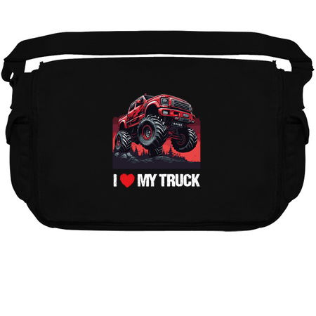 Monster Truck 4x4 Pick-Up Ute -- I Heart My Truck -- Red tiny thumbnail