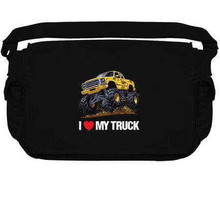 Monster Truck 4x4 Pick-Up Ute -- I Heart My Truck -- Yellow tiny thumbnail