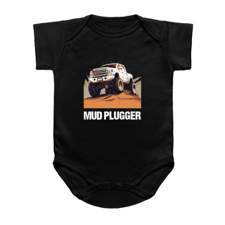 Monster Truck 4x4 Pick-Up Ute -- Mud Plugger -- White tiny thumbnail