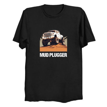 Monster Truck 4x4 Pick-Up Ute -- Mud Plugger -- White tiny thumbnail