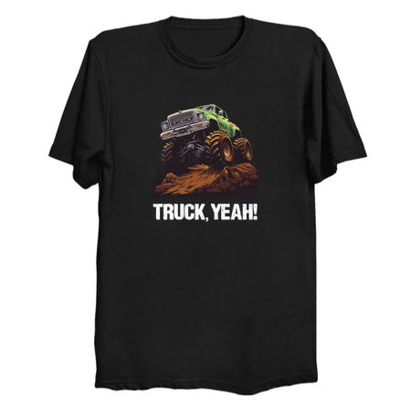 Monster Truck 4x4 Pick-Up Ute -- Truck, Yeah! -- Green tiny thumbnail
