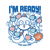 I'm Ready Coffee Octopus Blue by Tobe Fonseca tiny thumbnail