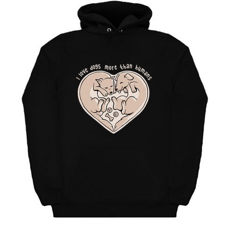 I Love Dogs More Than Humans - Cute Pet Puppy Gift tiny thumbnail