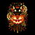 Autumn Tricks - Halloween Black Cat and Pumpkin tiny thumbnail