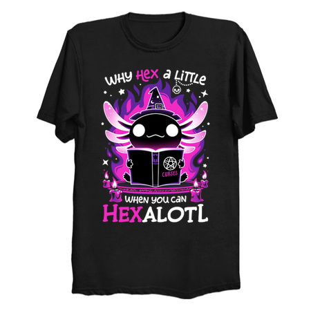 Axolotl Witching Hour - Spooky Salamander tiny thumbnail