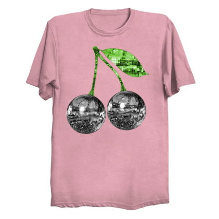 Pair of Silver Disco Ball Cherries tiny thumbnail