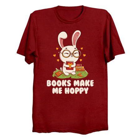 Books Make Me Hoppy by Tobe Fonseca tiny thumbnail