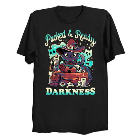 Ready For Darkness - Cute Witch Cat tiny thumbnail