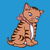 Cute Orange Tabby Kitten with Bow tiny thumbnail