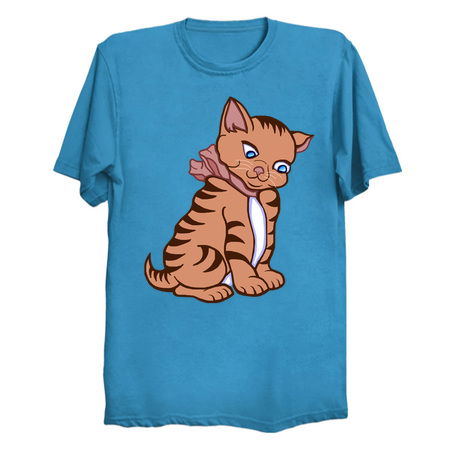 Cute Orange Tabby Kitten with Bow tiny thumbnail