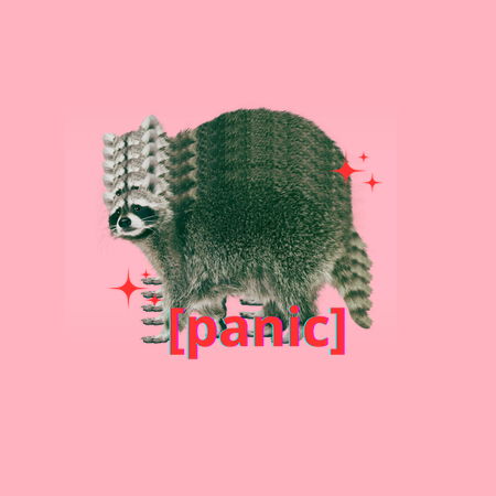panic raccoon - NeatoShop