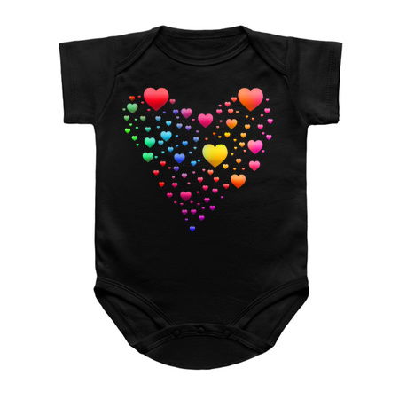 Multicolored Rainbow Heart Bubbles tiny thumbnail