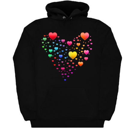Multicolored Rainbow Heart Bubbles tiny thumbnail