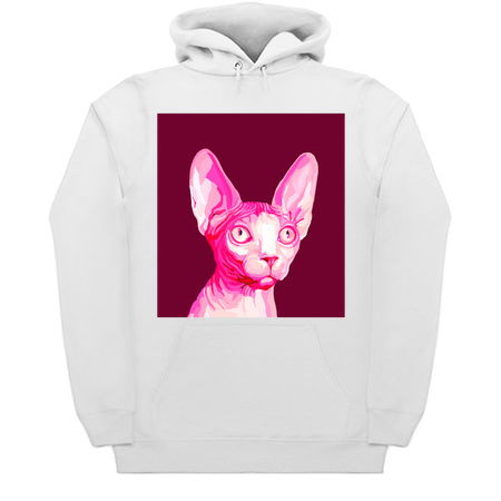 Pink Hairless Sphynx Cat Portrait tiny thumbnail