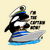 I'm the Captain Now Orca Killer Whale Driving a Boat tiny thumbnail