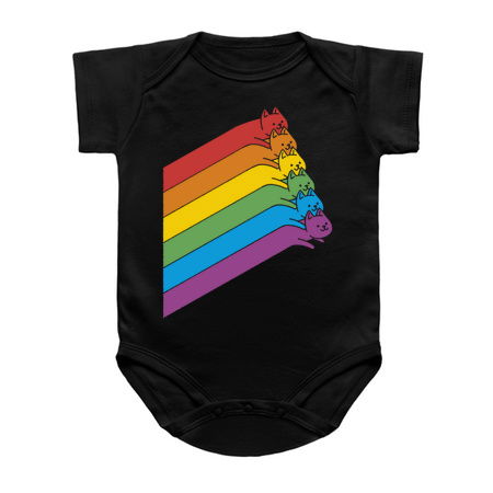 Flying Rainbow Cats Lines by Tobe Fonseca tiny thumbnail