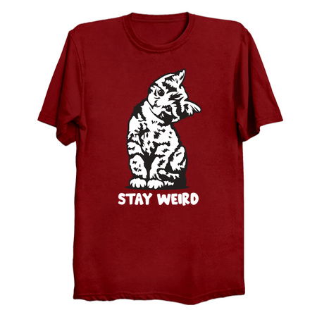 stay weird cat tiny thumbnail