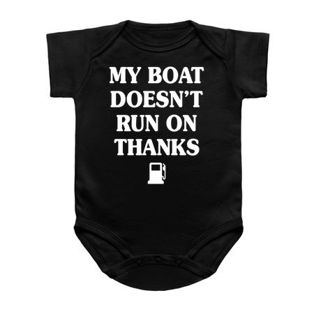 My Boat Doesn't Run On Thanks Boating Gifts For Boat Owners T-Shirt tiny thumbnail