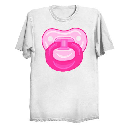 Pink Infant Baby Girl Pacifier tiny thumbnail