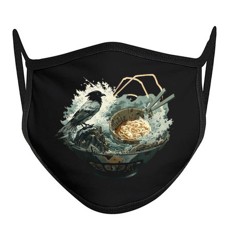 Yatagarasu, The Mythical Japanese Three Legged Crow - Ramen Noodles tiny thumbnail