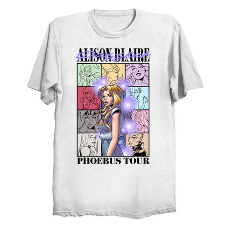 Alison Blaire Dazzler Phoebus Tour Shirt X-Men tiny thumbnail