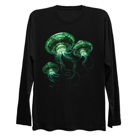 Alien Invasion! Galactic UFO Spaceship Jellyfish tiny thumbnail