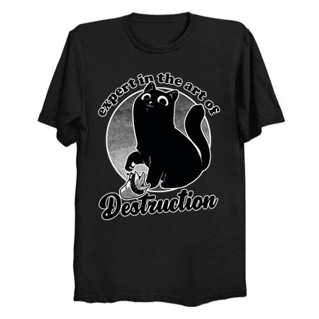 Expert in Destruction - Cute Black Cat tiny thumbnail