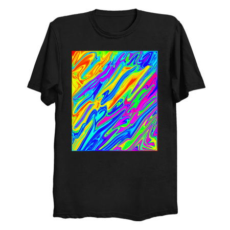 Colorful Liquid Fluid Rainbow Abstract Pattern tiny thumbnail