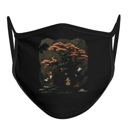 Cute Kawaii Sakura Tree - Traditional Japanese Painting tiny thumbnail