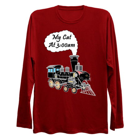 Speeding Train Hyper Black Cat at 3:00am tiny thumbnail