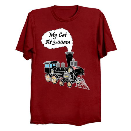 Speeding Train Hyper Black Cat at 3:00am tiny thumbnail