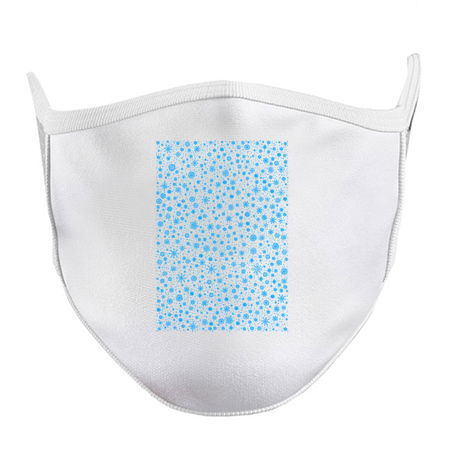 Festive Blue Snowflake Winter Pattern tiny thumbnail