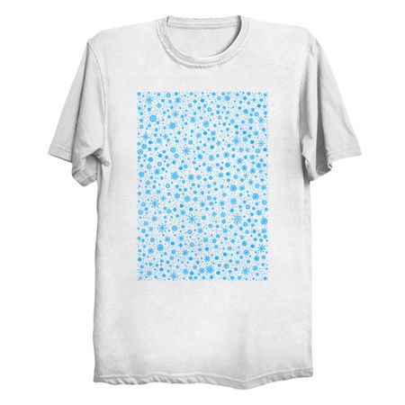 Festive Blue Snowflake Winter Pattern tiny thumbnail